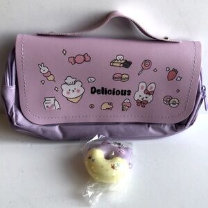 Cute And Fun Stationery Organizer With Detachable Pendant